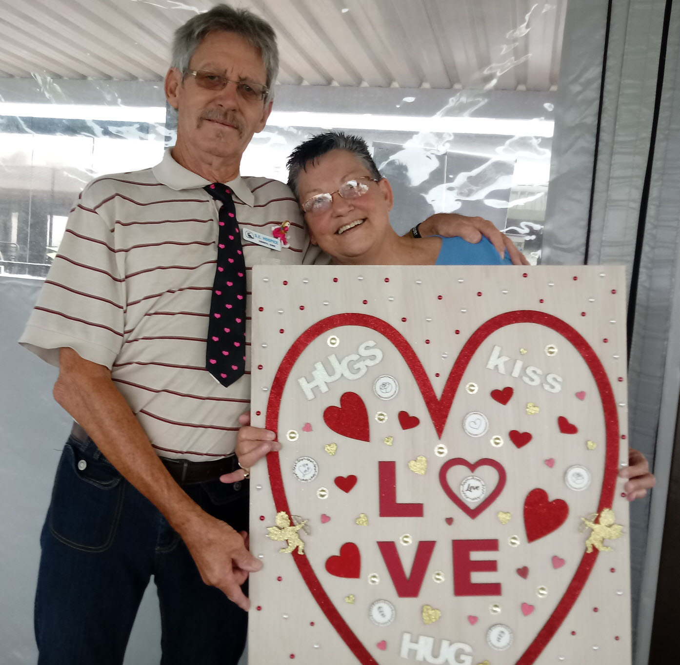 Darryl and BT King...fundraising for hospice with love!